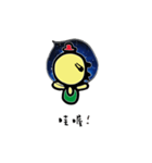 Space Chick_Beli_Chinese ver.（個別スタンプ：24）