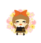 杏ちゃん ＆ 花ちゃん（個別スタンプ：1）