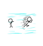 手書きの棒人間（個別スタンプ：3）