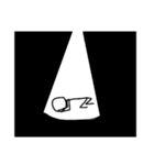 手書きの棒人間（個別スタンプ：7）