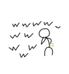手書きの棒人間（個別スタンプ：8）