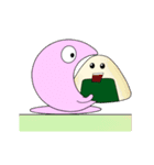 Nico the Little Rice Ball ＆ Pinky Q（個別スタンプ：6）