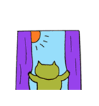 ぶちゃねことおともだち（個別スタンプ：5）