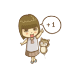 forest girl-Lovely natural stay（個別スタンプ：1）