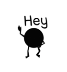 Charcoal man (single)（個別スタンプ：1）