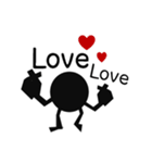 Charcoal man (single)（個別スタンプ：2）