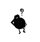 Charcoal man (single)（個別スタンプ：3）