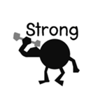 Charcoal man (single)（個別スタンプ：5）