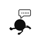 Charcoal man (single)（個別スタンプ：13）