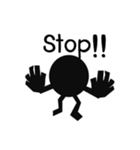 Charcoal man (single)（個別スタンプ：16）