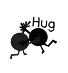 Charcoal man (single)（個別スタンプ：17）