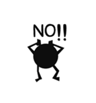 Charcoal man (single)（個別スタンプ：18）