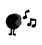Charcoal man (single)（個別スタンプ：21）