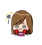 Adorable Girl - Coming ！（個別スタンプ：4）