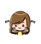 Adorable Girl - Coming ！（個別スタンプ：7）