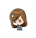 Adorable Girl - Coming ！（個別スタンプ：9）