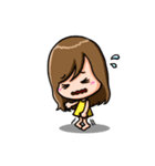 Adorable Girl - Coming ！（個別スタンプ：23）