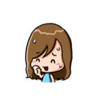 Adorable Girl - Coming ！（個別スタンプ：28）