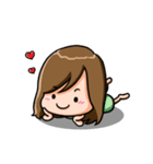 Adorable Girl - Coming ！（個別スタンプ：33）