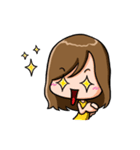 Adorable Girl - Coming ！（個別スタンプ：34）