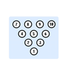 ボウリングしましょ。（個別スタンプ：1）