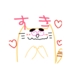 眉毛の太いねこさん（個別スタンプ：4）