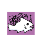 ゴミ箱の魚の移動（個別スタンプ：2）