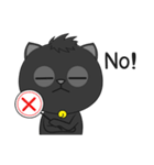 Black Cat (English)（個別スタンプ：4）