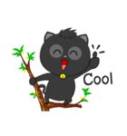 Black Cat (English)（個別スタンプ：8）