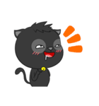 Black Cat (English)（個別スタンプ：18）