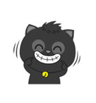 Black Cat (English)（個別スタンプ：19）