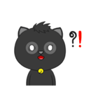 Black Cat (English)（個別スタンプ：32）