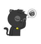 Black Cat (English)（個別スタンプ：33）