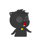 Black Cat (English)（個別スタンプ：37）