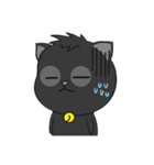 Black Cat (English)（個別スタンプ：38）