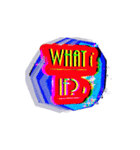 WHAT is the word（個別スタンプ：2）
