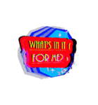 WHAT is the word（個別スタンプ：5）