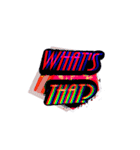 WHAT is the word（個別スタンプ：11）