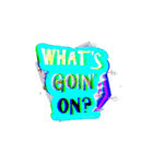 WHAT is the word（個別スタンプ：23）