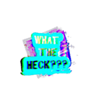 WHAT is the word（個別スタンプ：24）