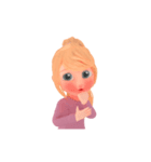 Blondy lady: Animated sticker（個別スタンプ：6）