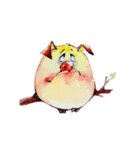 Watercolor Piggies（個別スタンプ：4）