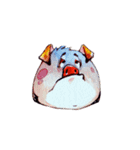 Watercolor Piggies（個別スタンプ：12）