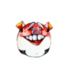 Watercolor Piggies（個別スタンプ：14）