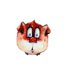 Watercolor Piggies（個別スタンプ：16）