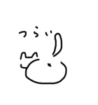 無感情ねこ(白)（個別スタンプ：23）
