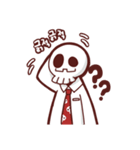 編集長骸骨くん（個別スタンプ：3）