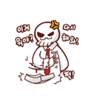 編集長骸骨くん（個別スタンプ：7）