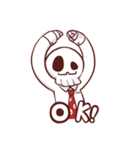 編集長骸骨くん（個別スタンプ：17）