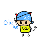 Lovely bandage child（個別スタンプ：5）